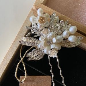 BHLDN Anthropologie Justin & Taylor bridal hair pin